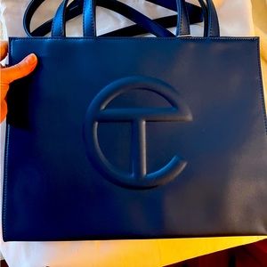 Telfar Medium Cobalt Shopping Bag